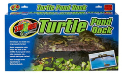 Zoo Med Turtle Dock Extra Grande, flotante en acuario, ideal para descanso y exploración segura.