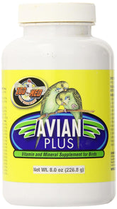 Zoo Med Avian Plus: polvo fino para adherirse a semillas