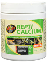 Zoo Med Reptile Calcium en botella con Vitamina D3 para calcio de alta biodisponibilidad.