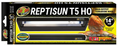 Zoo Med ReptiSun T5 HO: campana terrario UVB 10.0 para reptiles, iluminación amplia y equilibrada.