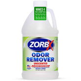 ZORBX Eliminador de Olores sin fragancia, bote 64 oz para espacios amplios.