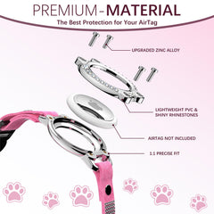 ZOWPET AirTag collar ajuste-preciso para un ajuste seguro en cada aventura