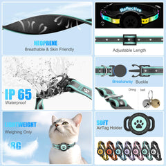 Collar ZOWPET AirTag integrado, protección del AirTag en uso diario