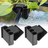 Ztzfacai dos-pack soporte planta acuario, tres agujeros negro, facilita la circulación del agua.