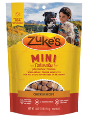 Golosina blanda de Zuke’s Mini Naturales para entrenamiento suave.