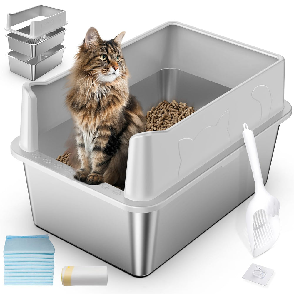Zuqqony caja de arena de acero inoxidable con criba para filtrado rápido y limpieza eficiente.