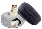 ZVGV túnel-cama para gatos de interior con diseño desmontable para fácil acceso.