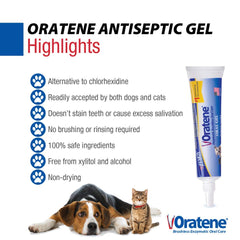 ZYMOX Oratene gel dental como alternativa a clorhexidina, sin alcohol ni xilitol