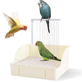 ZZBUY: baño para aves grandes con ducha circulante que facilita un baño limpio
