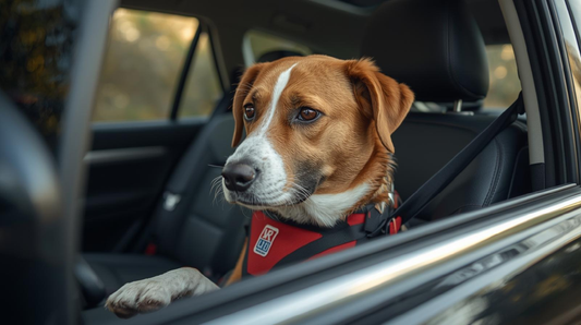 Perro viajando cómodo y seguro en México