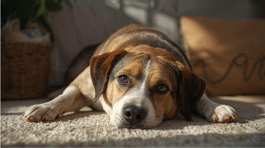 Perro adaptándose a un nuevo hogar en México