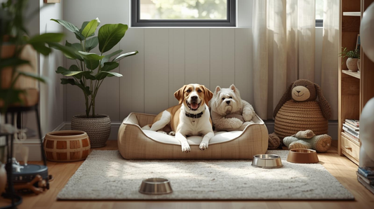 Espacio organizado y cómodo para perro en casa en México