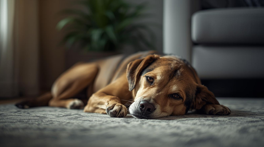 Perro relajado en un ambiente tranquilo en México