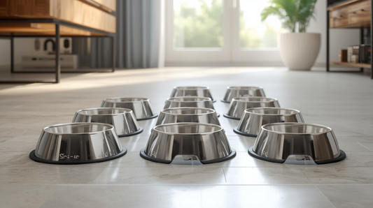 Platos para perros de diferentes tamaños en México