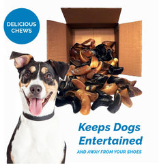 123 Treats huesos dentales de vaca para perros, ideales para masticar