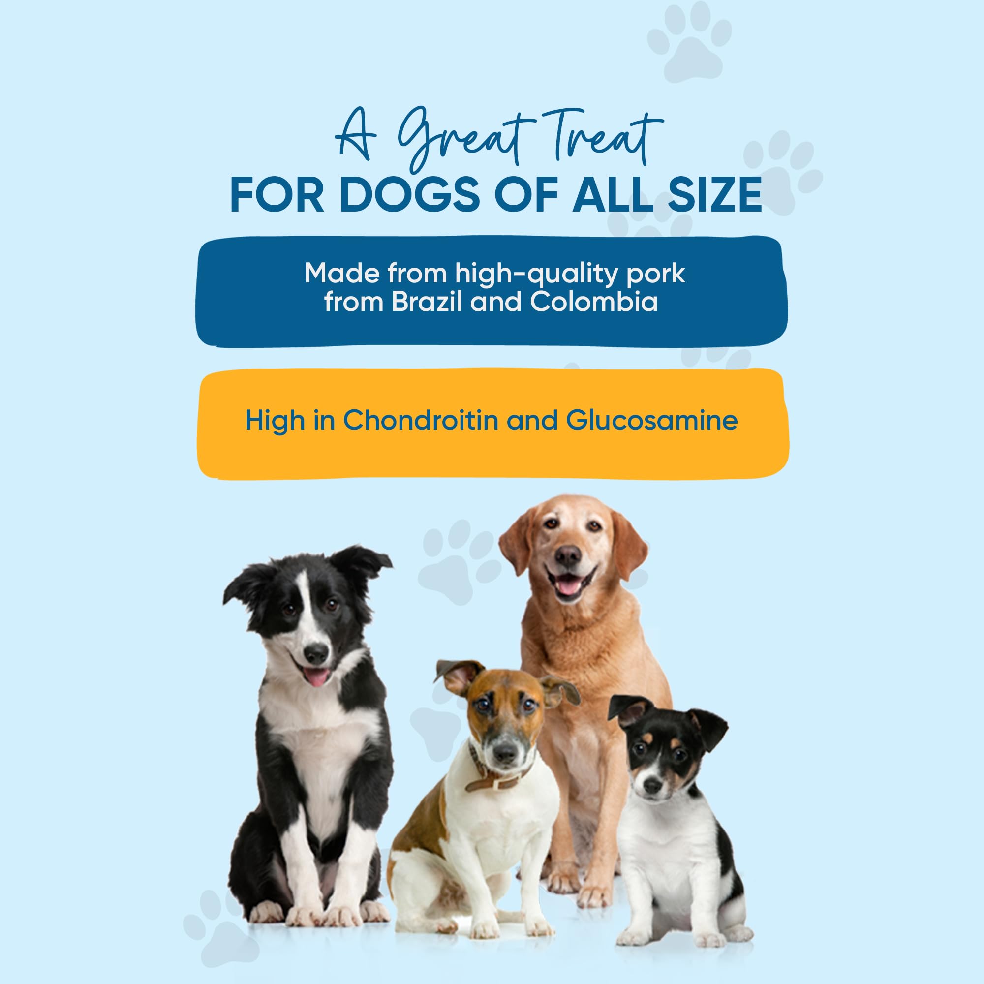 123 Treats orejas de cerdo para perros, horneado lentamente para sabor y digestibilidad.
