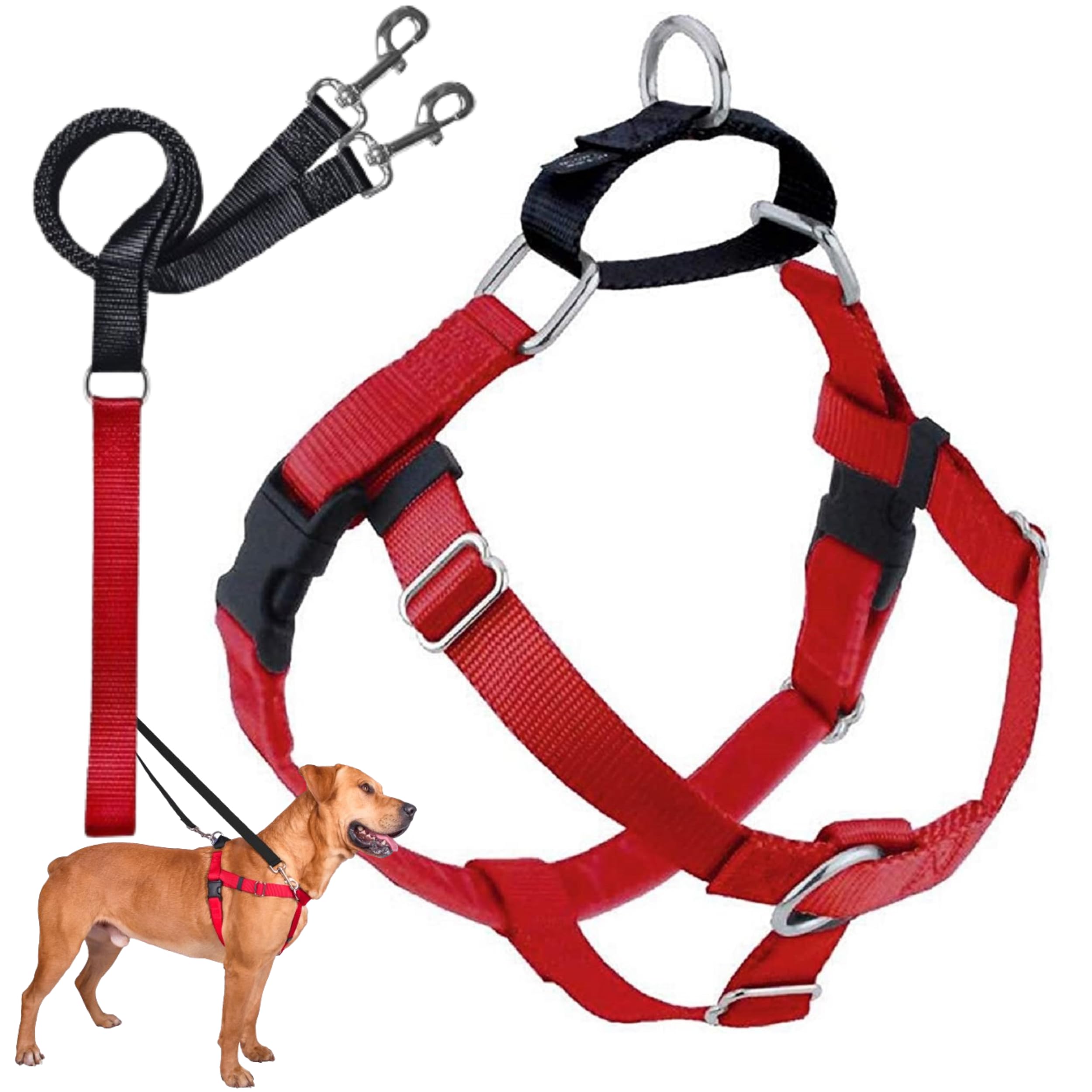 Arnés Freedom de 2 Hounds Design, frontal anti-tirones para paseos más controlados