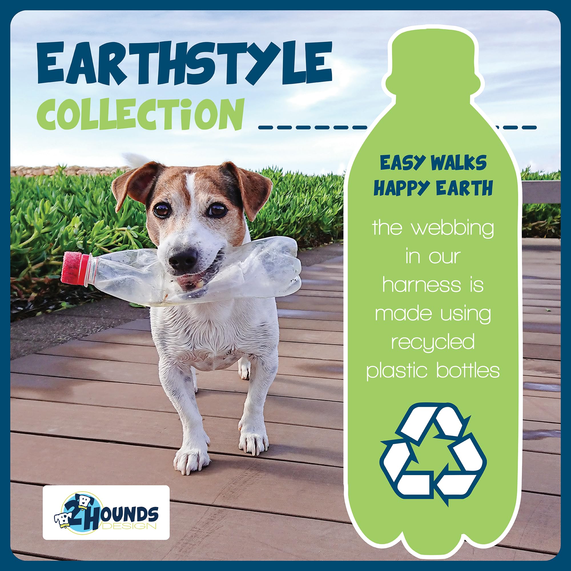 2 Hounds Design Fabricado en EE. UU., nylon duradero y componentes reciclados