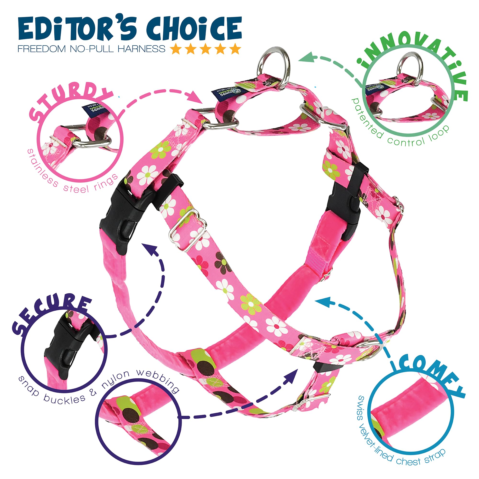 2 Hounds Design Forro suave de terciopelo suizo, evita rozaduras