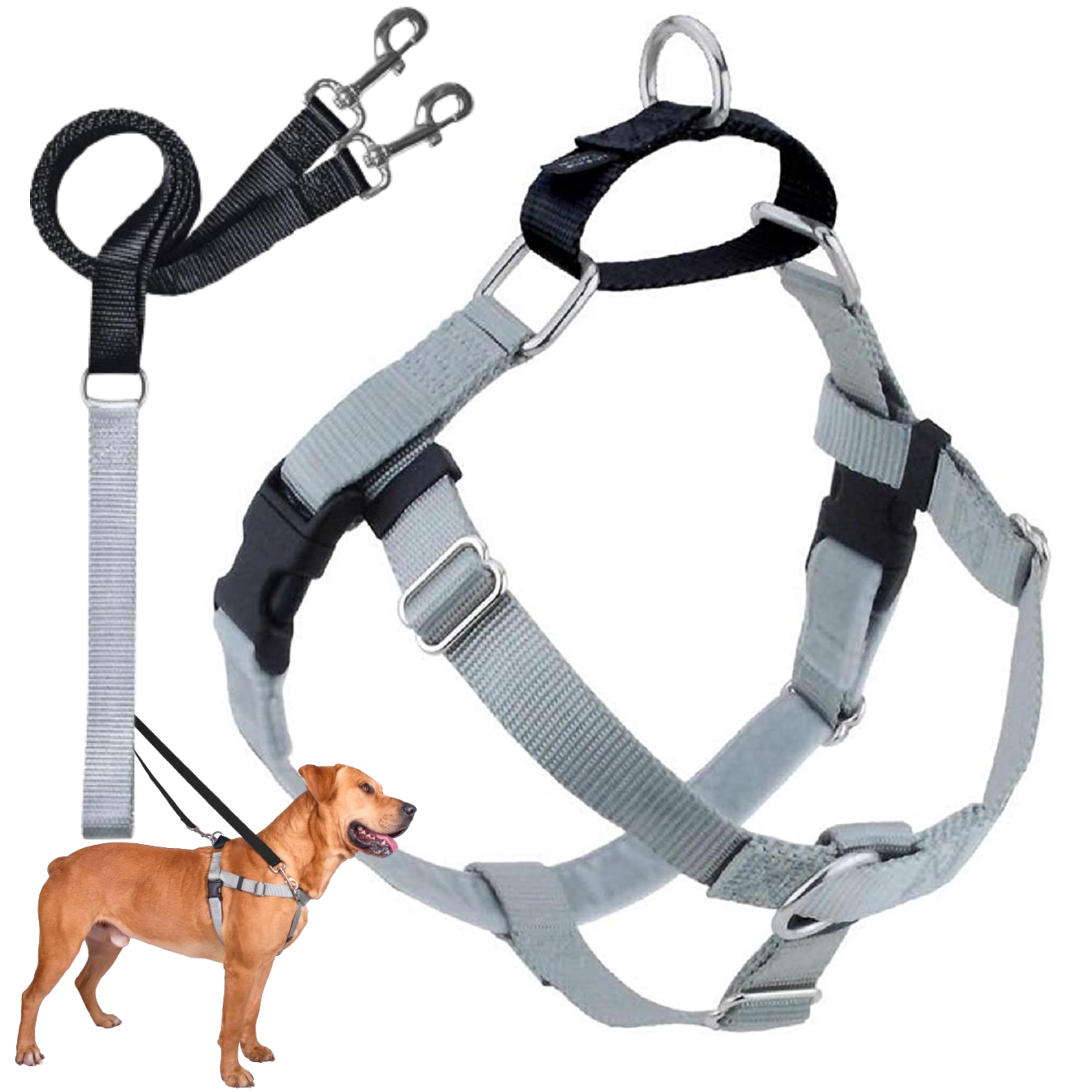 Arnés Freedom 2 Hounds Design plateado para caminatas estables