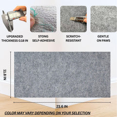 2ME Rascador-gato adhesivo para pared, instalación rápida
