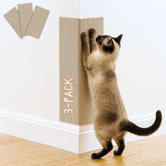 2ME tapete rasca-gato 3 piezas beige para proteger muebles