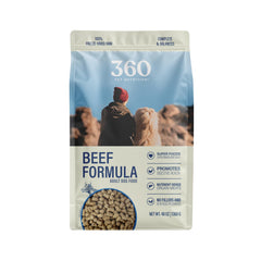 360 Pet Nutrition: alimento crudo congelado para perros con res e hígado, sabor real