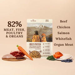 360 Pet Nutrition bocaditos liofilizados de tamaño práctico