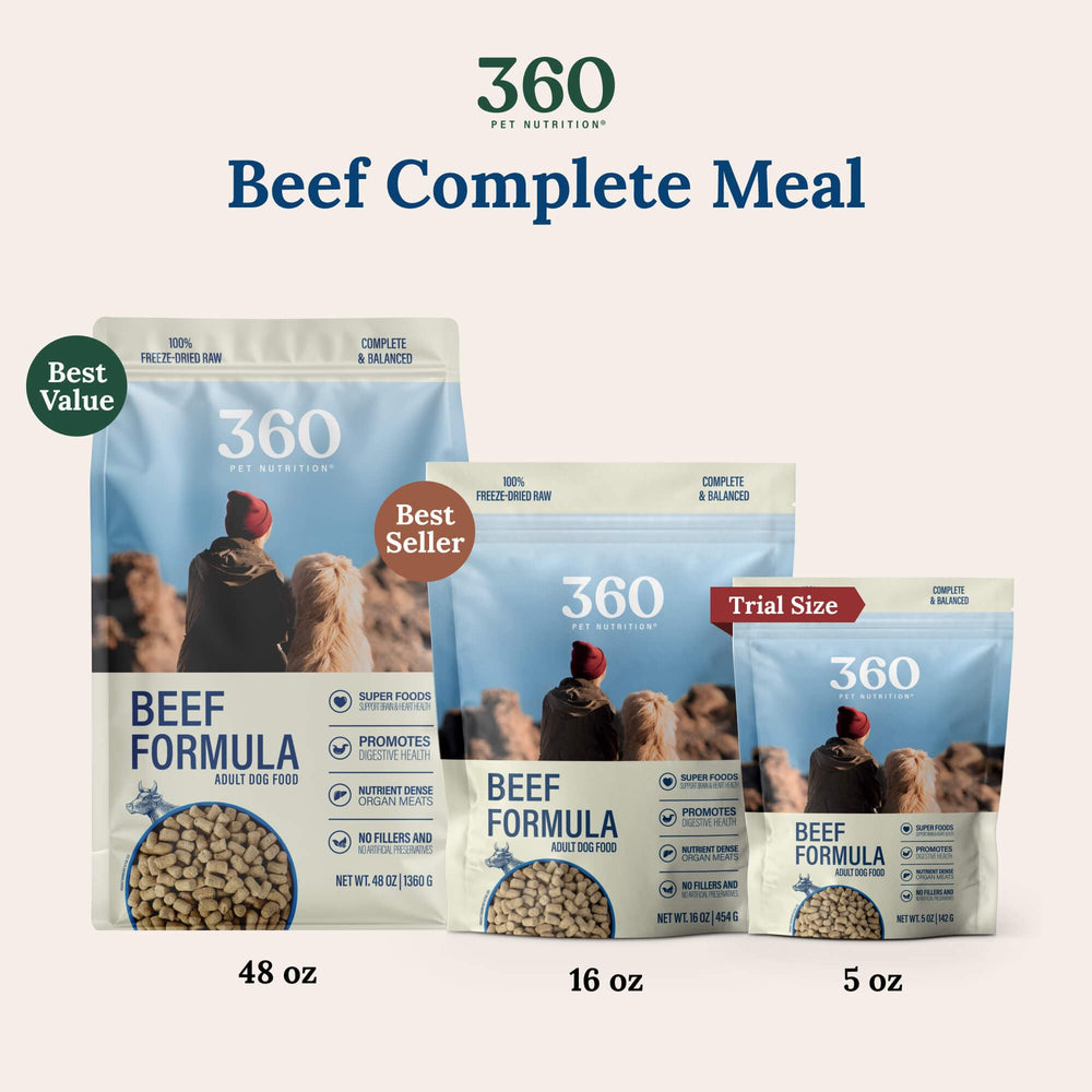 360 Pet Nutrition sin granos y sin rellenos para perros sensibles