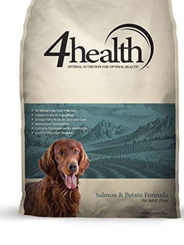 4health para perros adultos con salmón y patata, apoyo digestivo y piel sana.