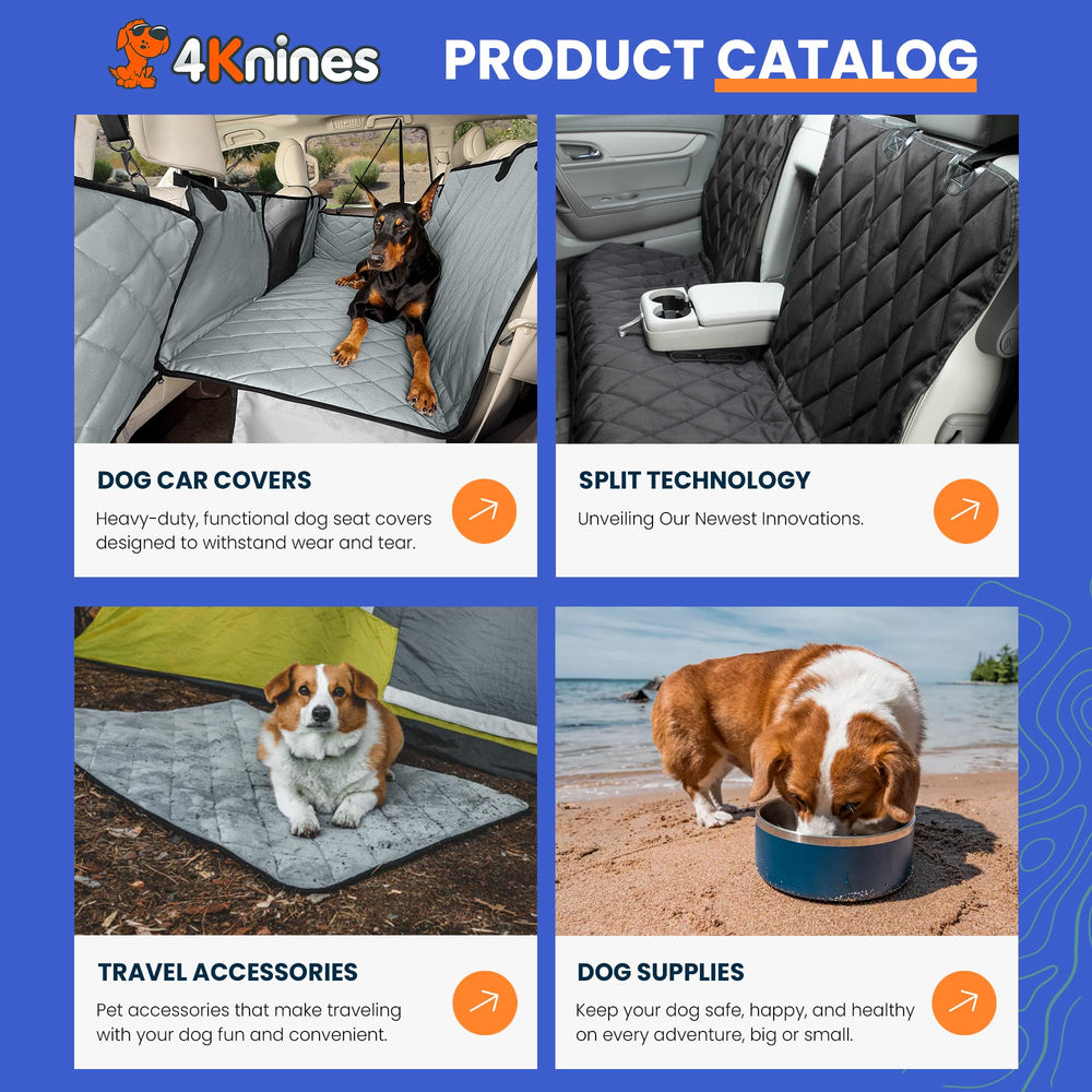 Funda beige 4Knines para cama de perro: diseño duradero y fácil de combinar.