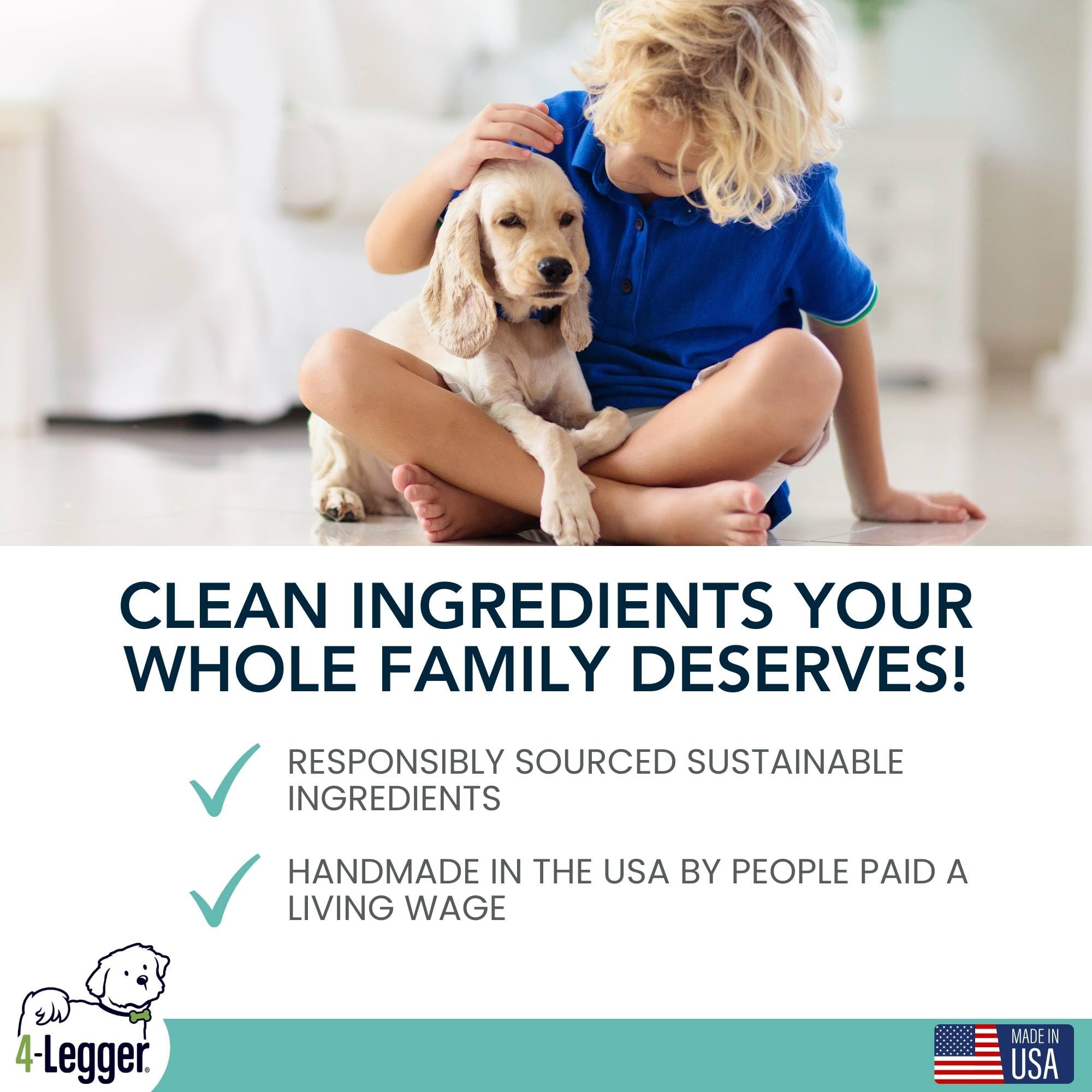4Legger champú para perro: envase sostenible y responsable.