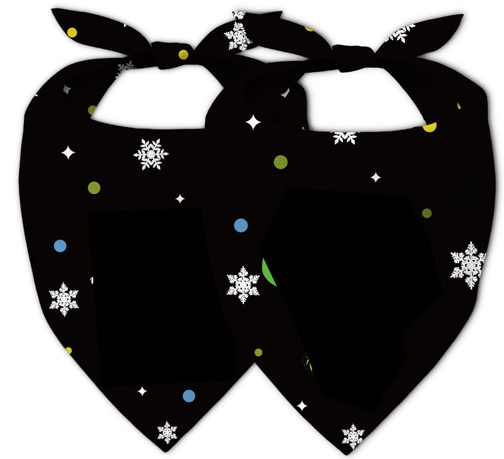 68Win bandana navideña para perros, triángulo clásico, ideal para fiestas y sesiones de fotos.