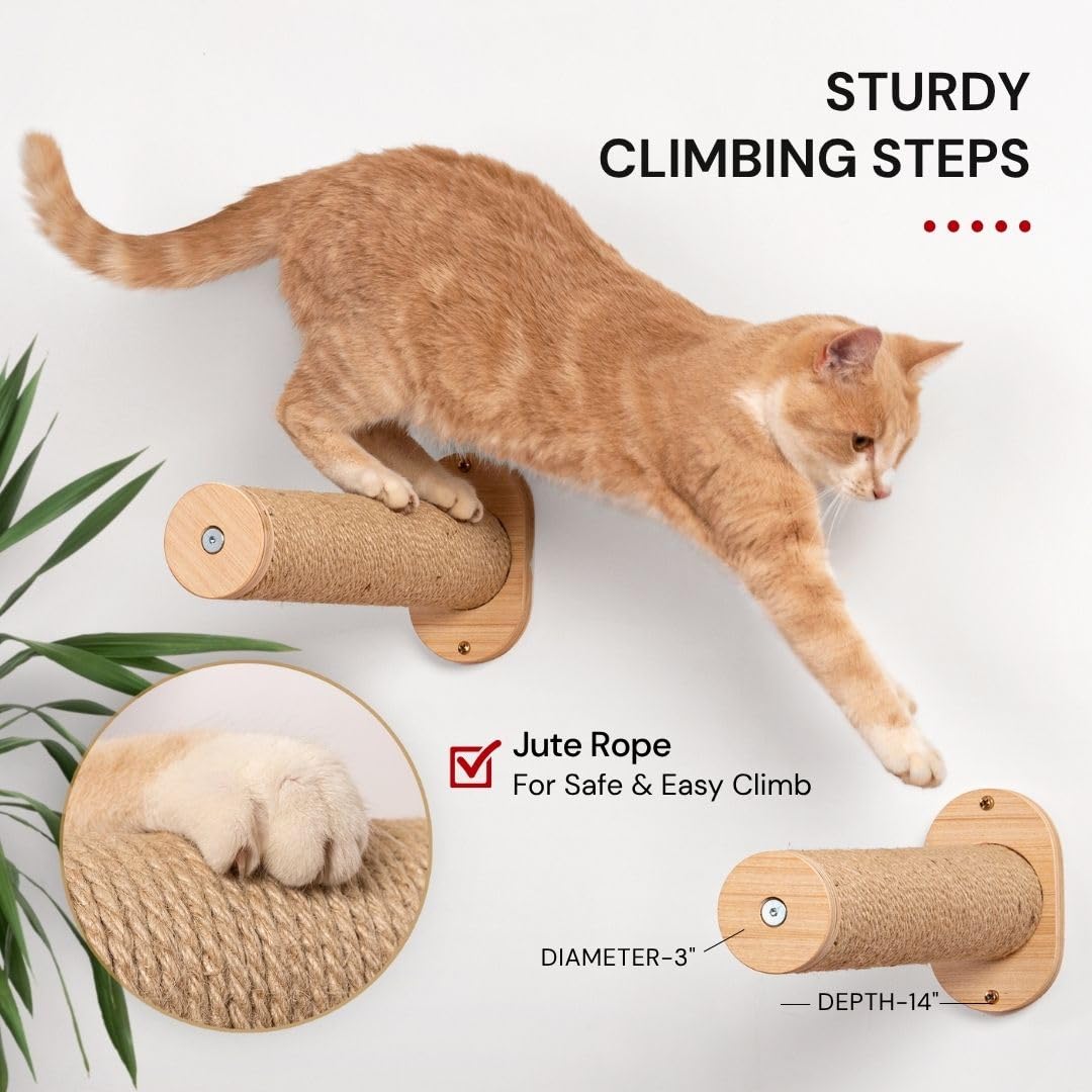 Cama de pared para gatos 7 Ruby Road, refugio cómodo para siestas