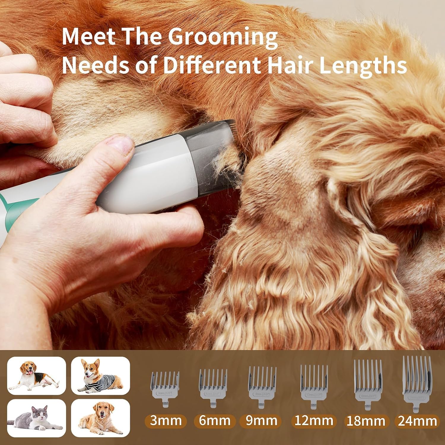 8VR lima de uñas para perros para un acabado seguro