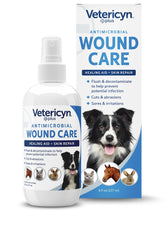 Vetericyn Plus para perros, spray de heridas, ayuda a limpiar y calmar irritaciones.