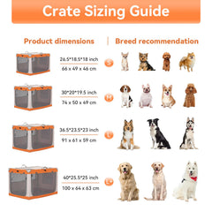 A 4 Pet jaula suave para perros grandes, puerta con cierre bloqueable, viaje seguro.