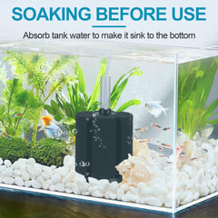 A AIRMACHIN instalación rápida del filtro esponja para acuario, sin complicaciones.