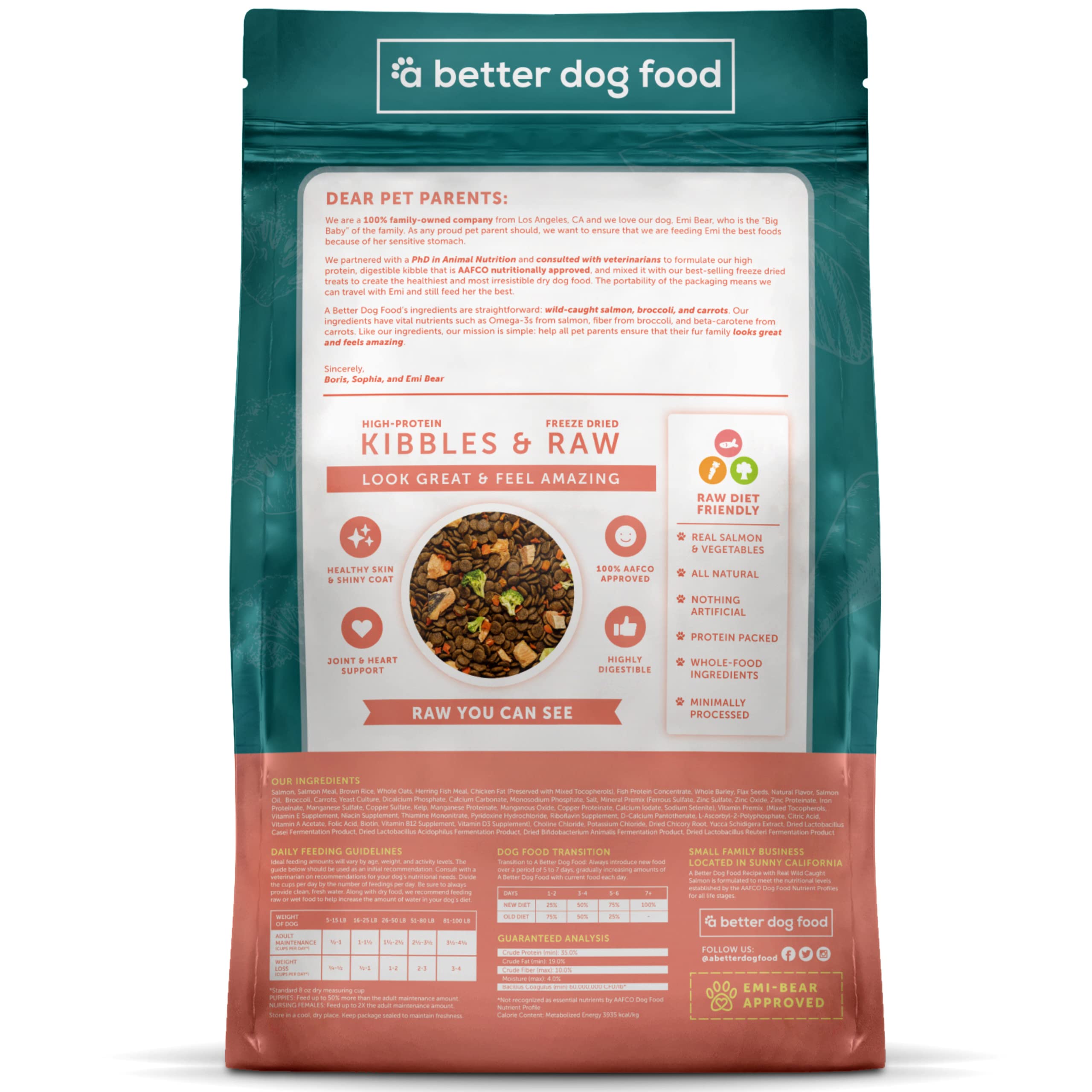 A Better Dog Food envase reutilizable: guarda la comida con frescura