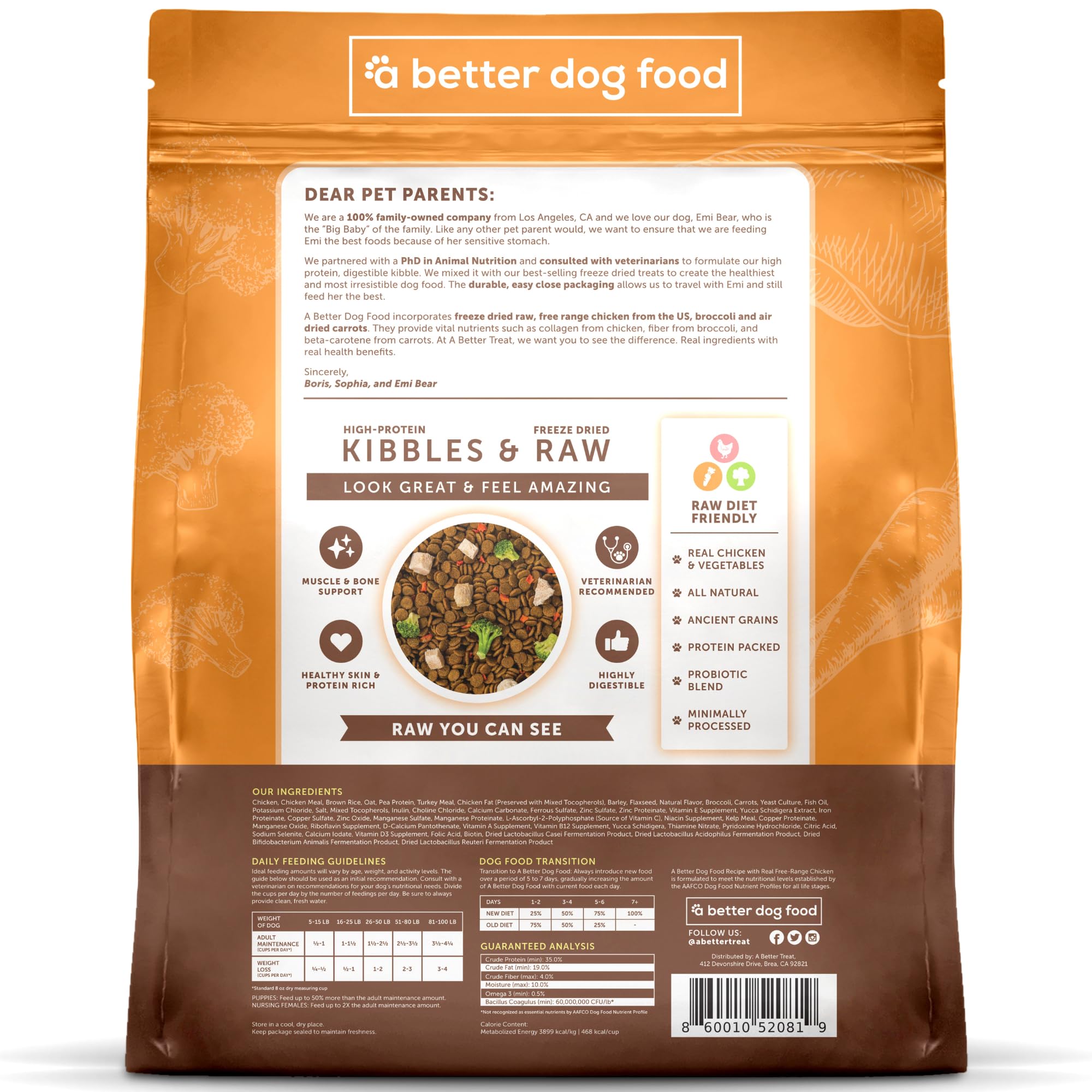 A Better Treat bolsa resellable para conservar la comida de perros