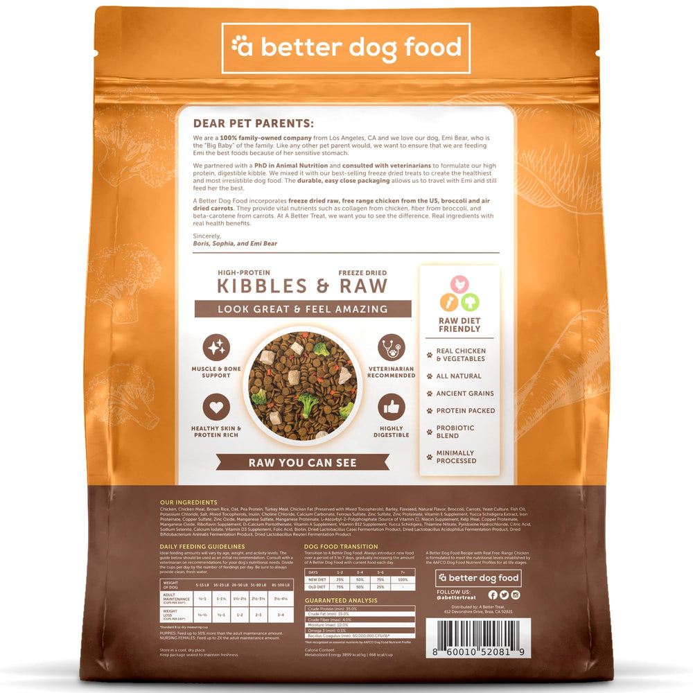 A Better Treat bolsa resellable para conservar la comida de perros