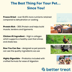 A Better Treat croquetas alta proteína para perros