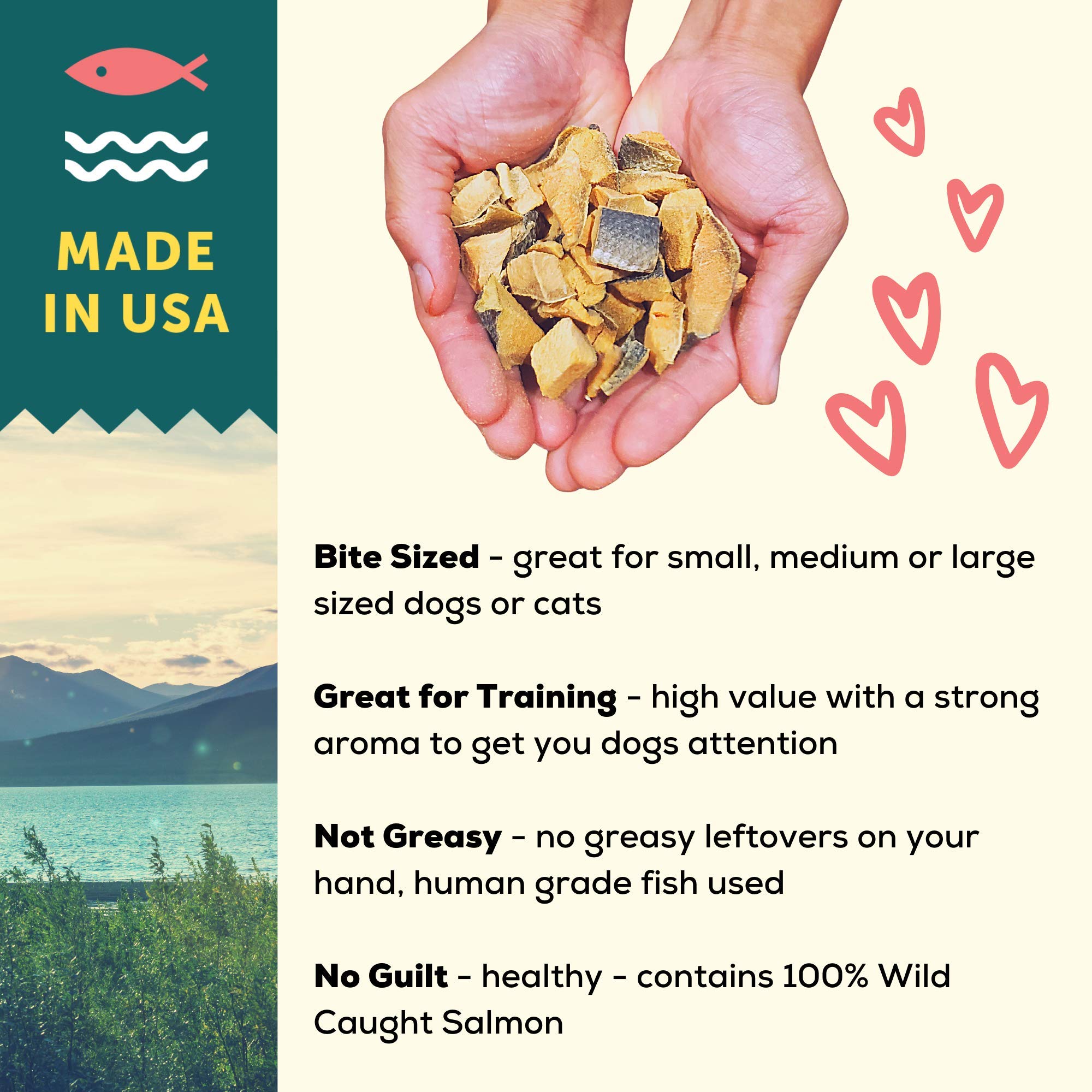 Salmón rico en omega-3 de A Better Treat: nutrientes para piel sana.