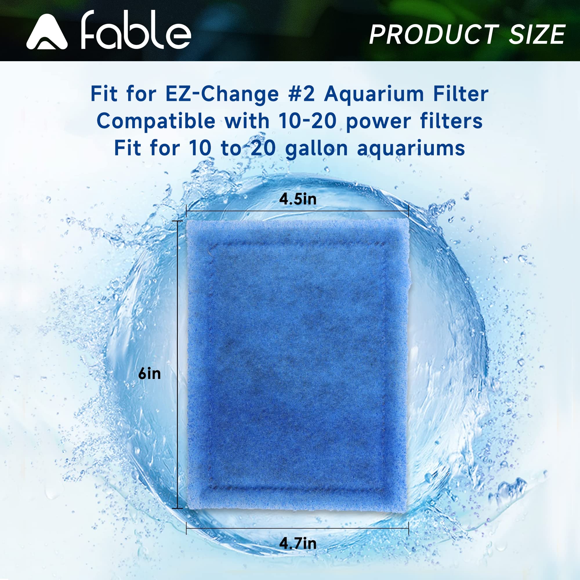 Cartucho A Fable con espuma densa para filtración eficiente