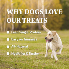A Freschi srl Buffalo Dog Treats, aporta energía y proteína para perros activos