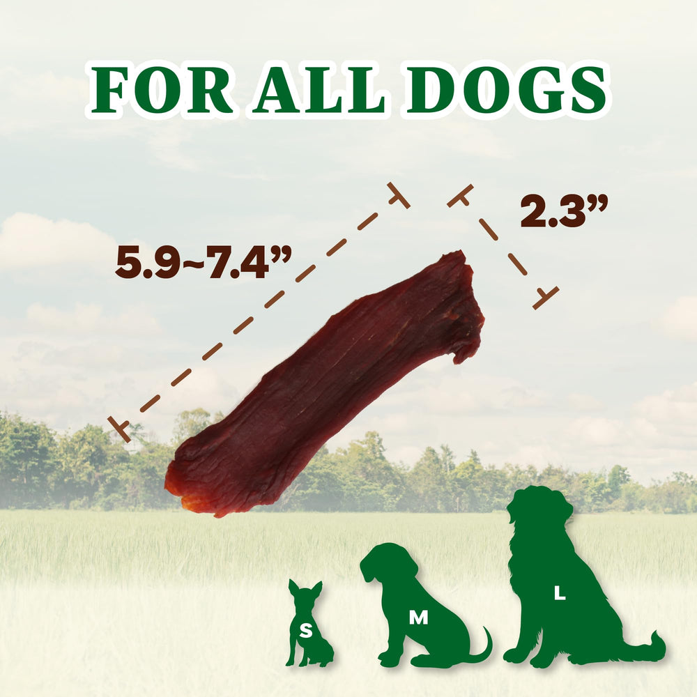 A Freschi srl Buffalo Dog Treats, tiras de búfalo para recompensa en entrenamiento