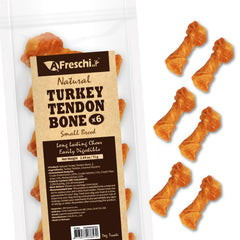 Tendones de pavo de A Freschi srl para perros, fuente proteica natural.