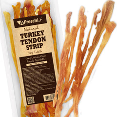 Tendones de pavo A Freschi para perros duraderos y masticación prolongada.