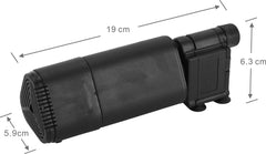 AA GKM3W mini UV interno negro, instalación con ventosas y sujeción