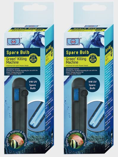 AA GKM9W bombilla UV interna de repuesto para acuario, claridad continua.